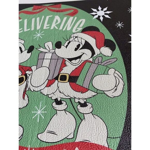 Disney Mickey And Minnie Christmas Holiday Cheer Anti Fatigue Mat 18X30" NEW - Picture 8 of 11